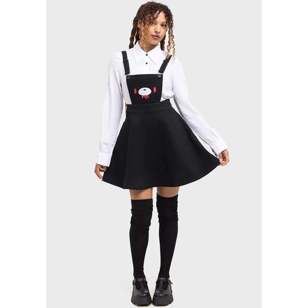 Killstar naugthy grizzly pinafore‎ skirt